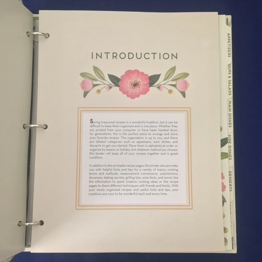 New Seasons Deluxe Recipe Binder